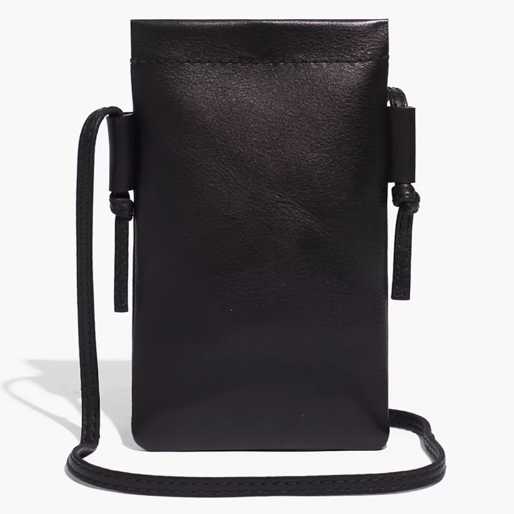 MADEWELL Leather Smartphone Crossbody Bag Black
